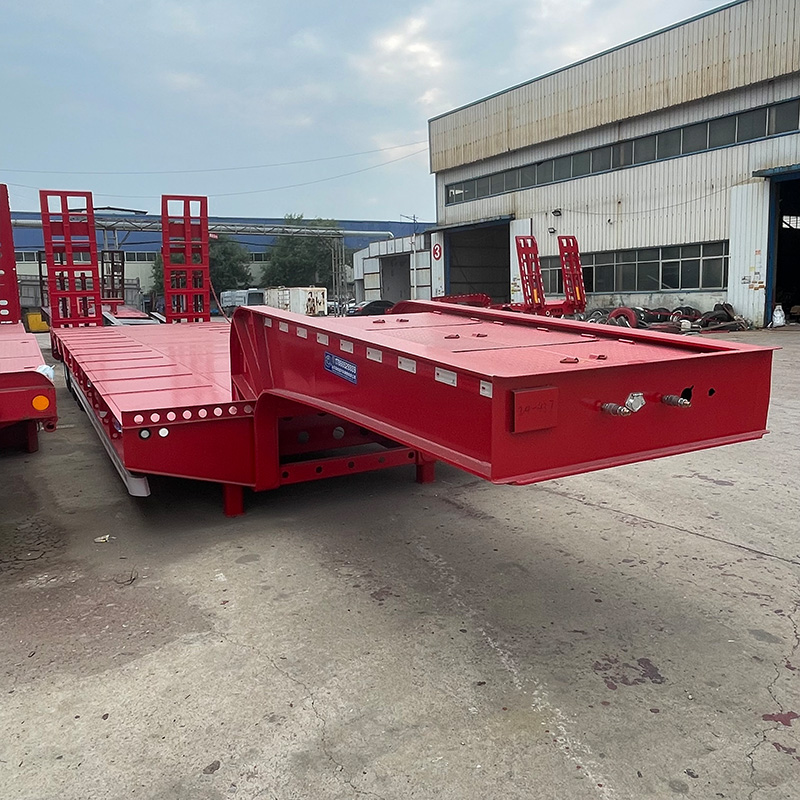 3 Axle Low Bed Semi Trailer