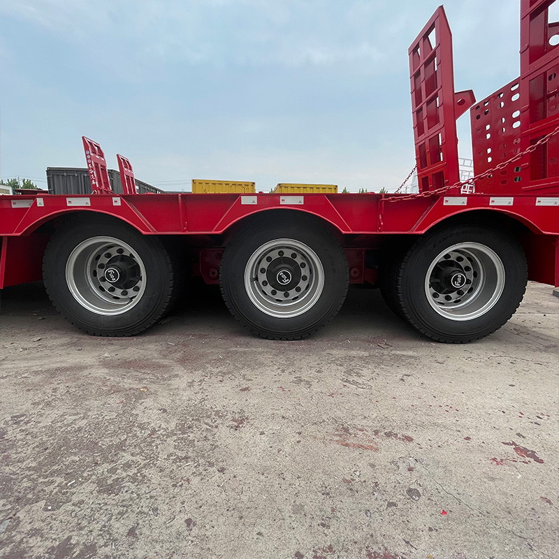 3 Axle Low Bed Semi Trailer