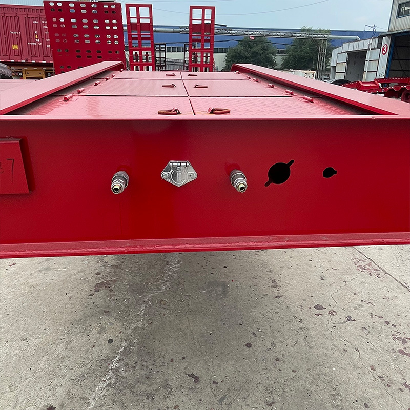 3 Axle Low Bed Semi Trailer