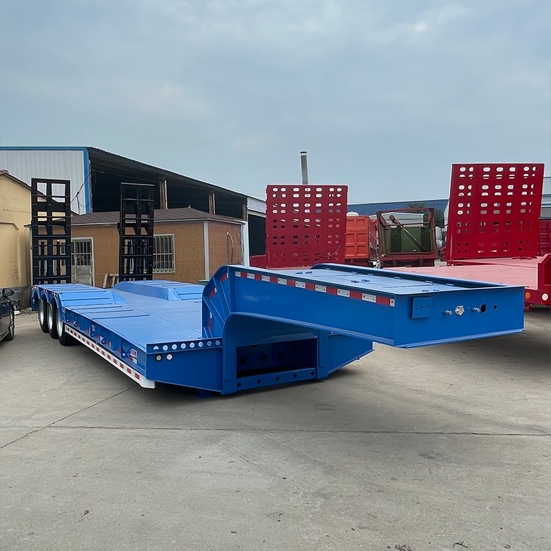 2026 Model 3 Axle Low-Bed Trailer