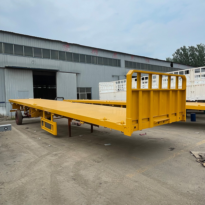 3 Axle Flatbed Semi Trailer