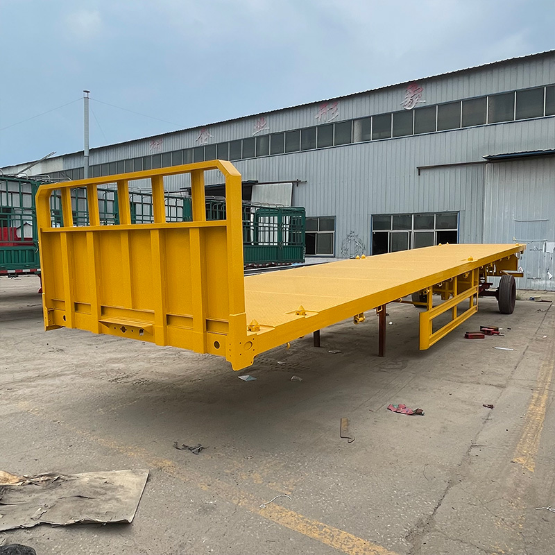3 Axle Flatbed Semi Trailer