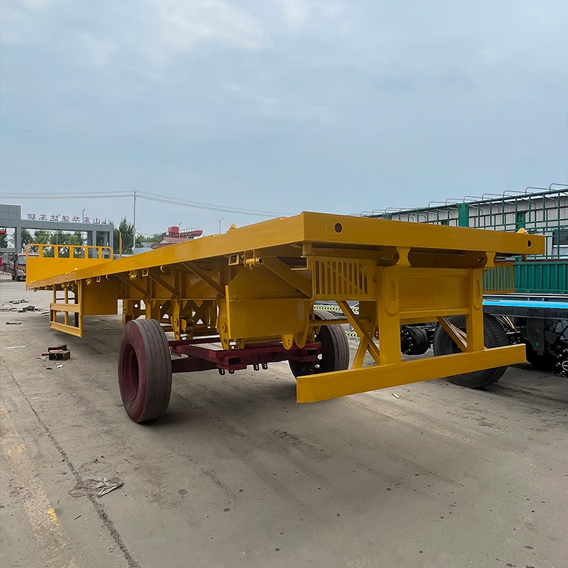3 Axle Flatbed Semi Trailer