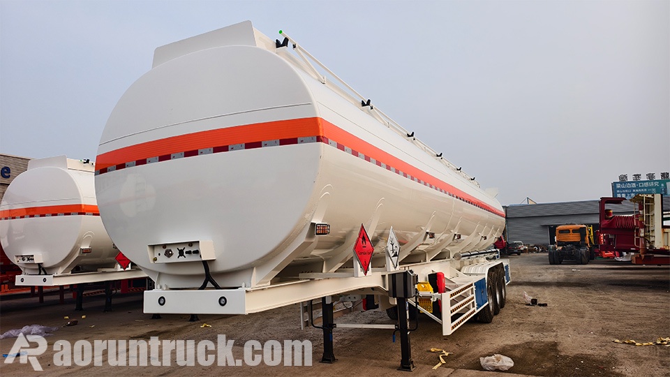 2 Units of Aorun 3-Axle 42,000L Fuel Tanker Trailers Dispatched to Senegal