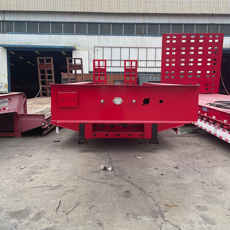 4 Axle 100 Ton Heavy Duty Lowbed Trailer