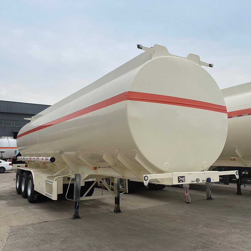 3 Axle 40 Cbm Fuel Tanker Trailer 