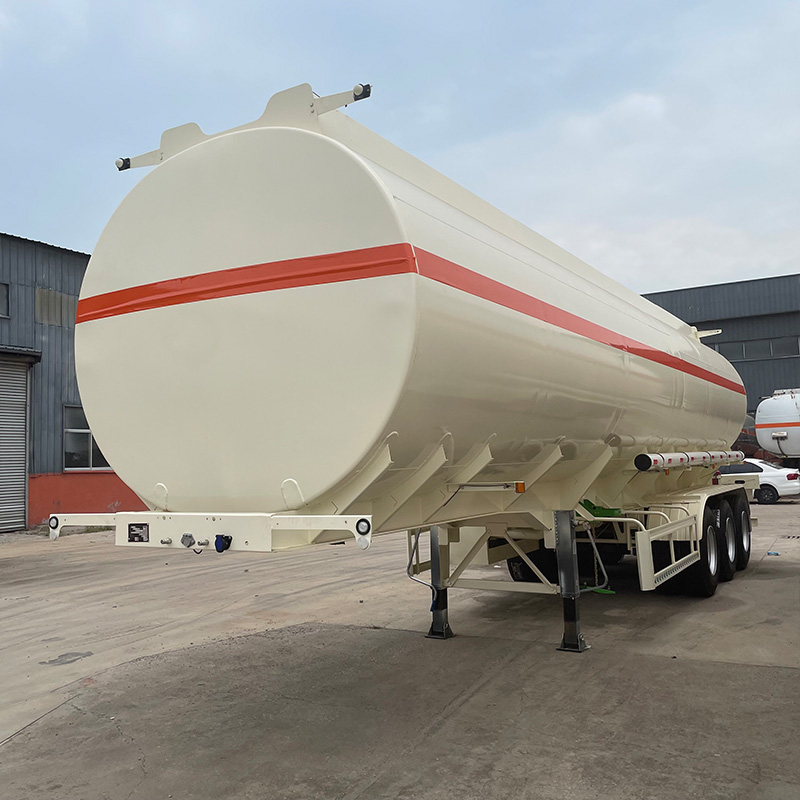 3 Axle 40 Cbm Fuel Tanker Trailer 