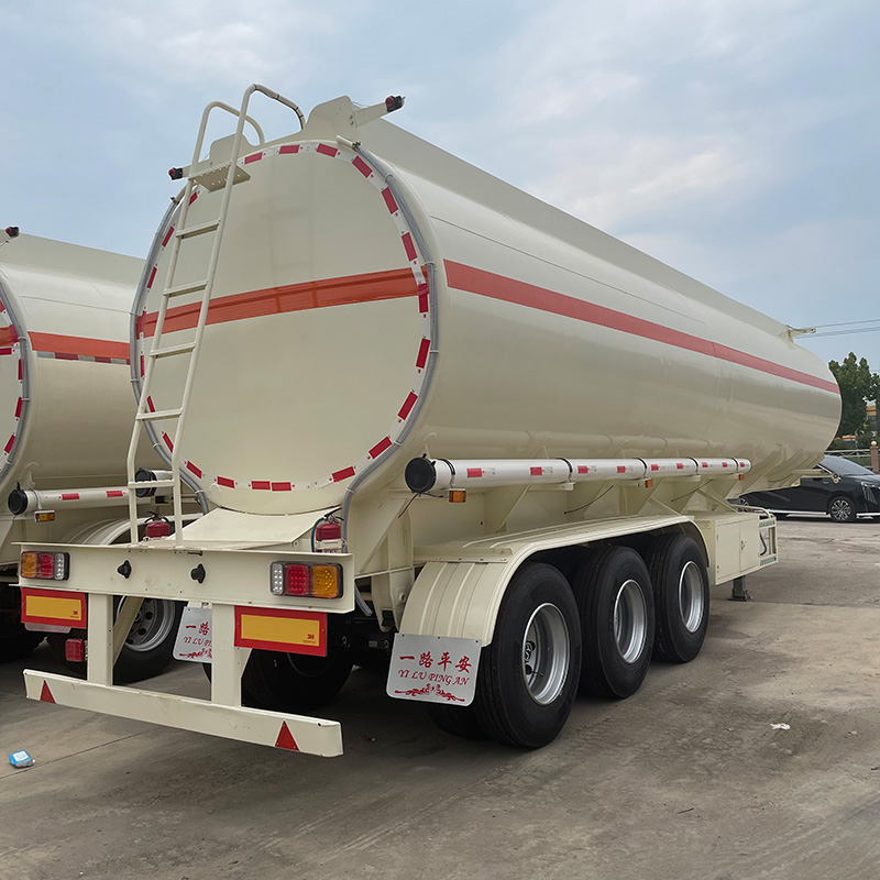 3 Axle 40 Cbm Fuel Tanker Trailer 