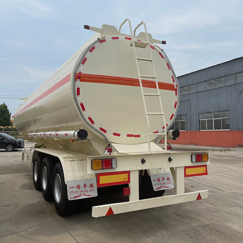 3 Axle 40 Cbm Fuel Tanker Trailer 
