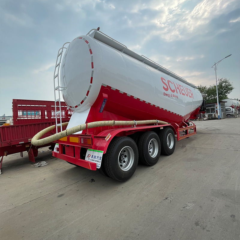 3 Axle 40cbm Bulk Cement TankerTrailer