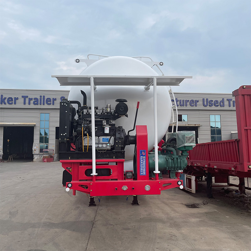 3 Axle 40cbm Bulk Cement TankerTrailer