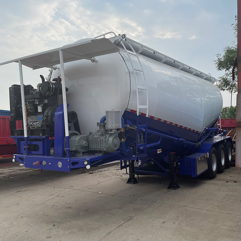 3 Axle Heavy Duty Bulk Cement Tanker Trailer
