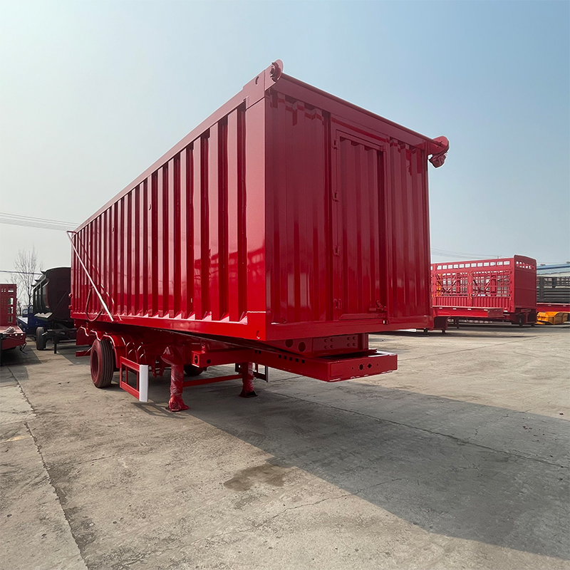3 Axle Heavy-Duty Enclosed Box Cargo Trailer