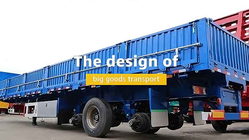 3 Axle 60 Ton  Side Dumping Trailer
