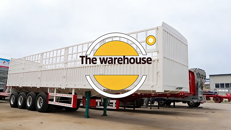 4-Axle 80 Ton Stake Trailer