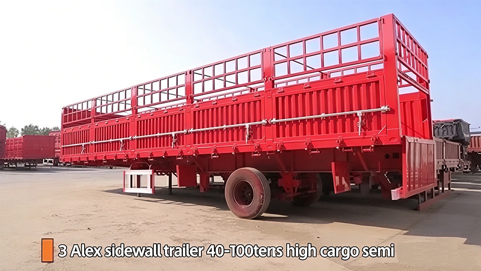 3-Axle Fence Trailer