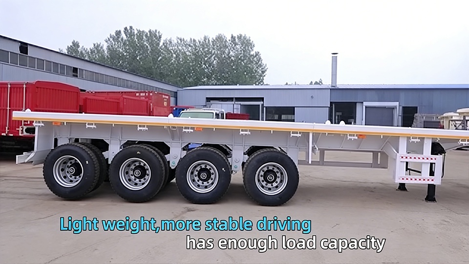 4-axle flatbed semi-trailer