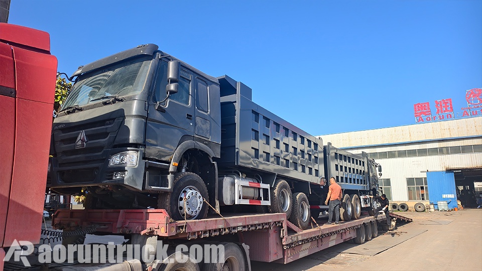 Two HOWO 6x4 Dump Trucks Exported to Congo-Brazzaville | Aorun Custom Trucks Two HOWO 6x4 Dump Trucks Exported to Congo-Brazzaville | Aorun Custom Trucks