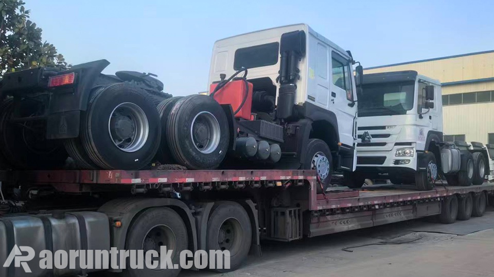 Boosting Guinea's Mining Logistics: 2 Aorun HOWO 6x4 Tractor Trucks Successfully Shipped Boosting Guinea's Mining Logistics: 2 Aorun HOWO 6x4 Tractor Trucks Successfully Shipped