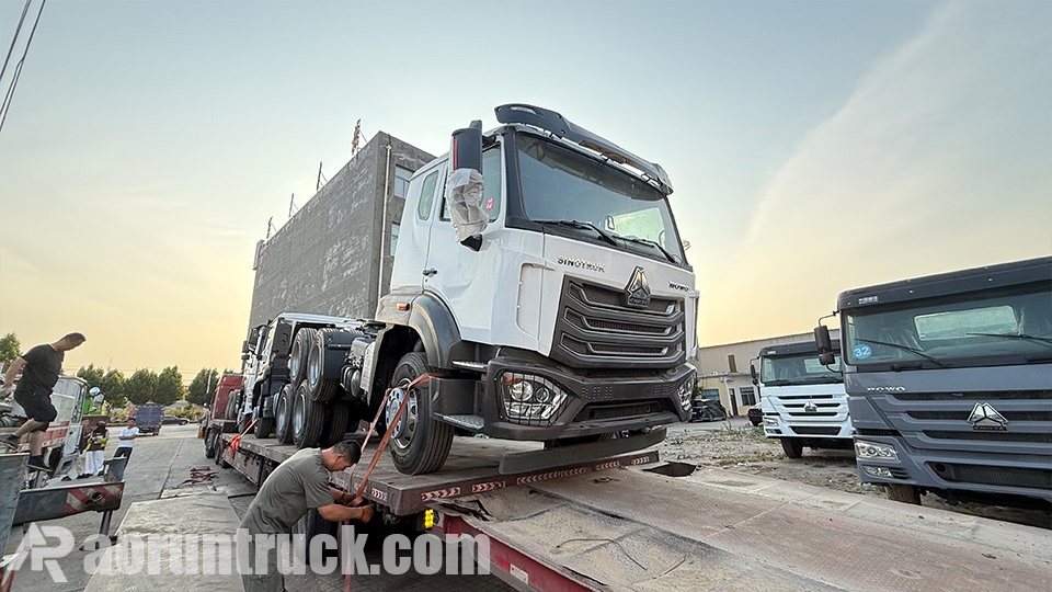 3 HOHAN 6x4 Tractor Trucks Shipped to Gabon 3 HOHAN 6x4 Tractor Trucks Shipped to Gabon