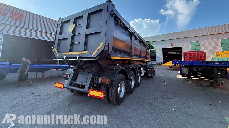 3 axle end tipper trailer supplier