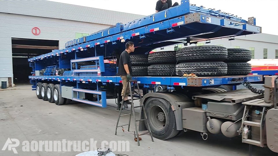 4 axle flatbed container trailer 4 axle flatbed container trailer