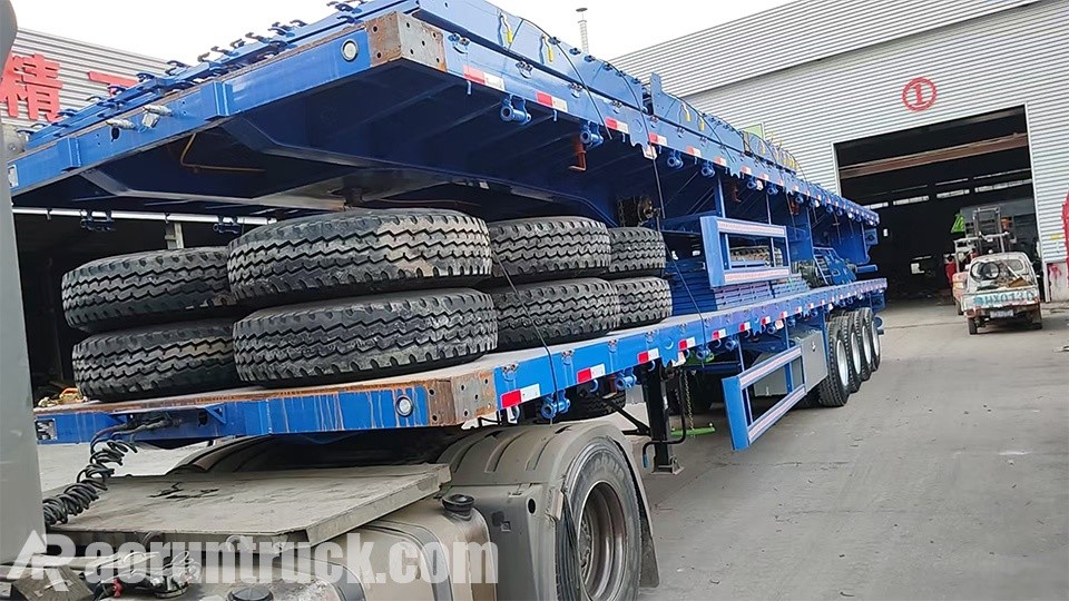 4 axle flatbed trailer supplier for senegal 4 axle flatbed trailer supplier for senegal