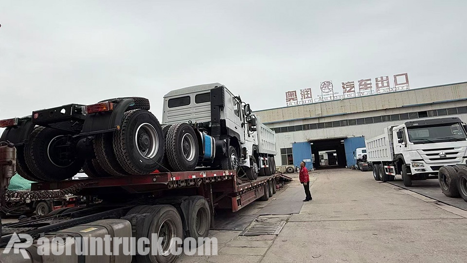 SINOTRUK HOWO Tractor Head & Dumper Duo Dispatched to Niger
