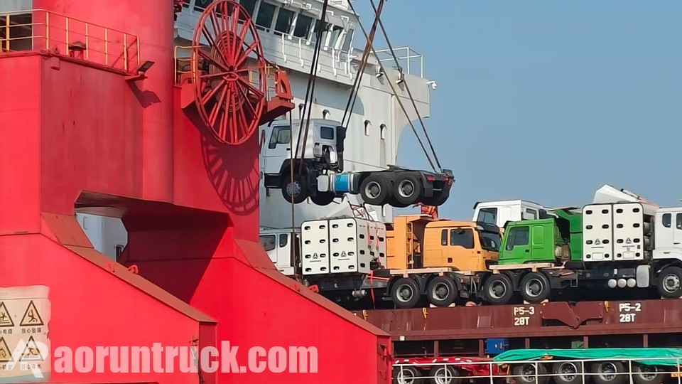 rwanda howo truck tractor china