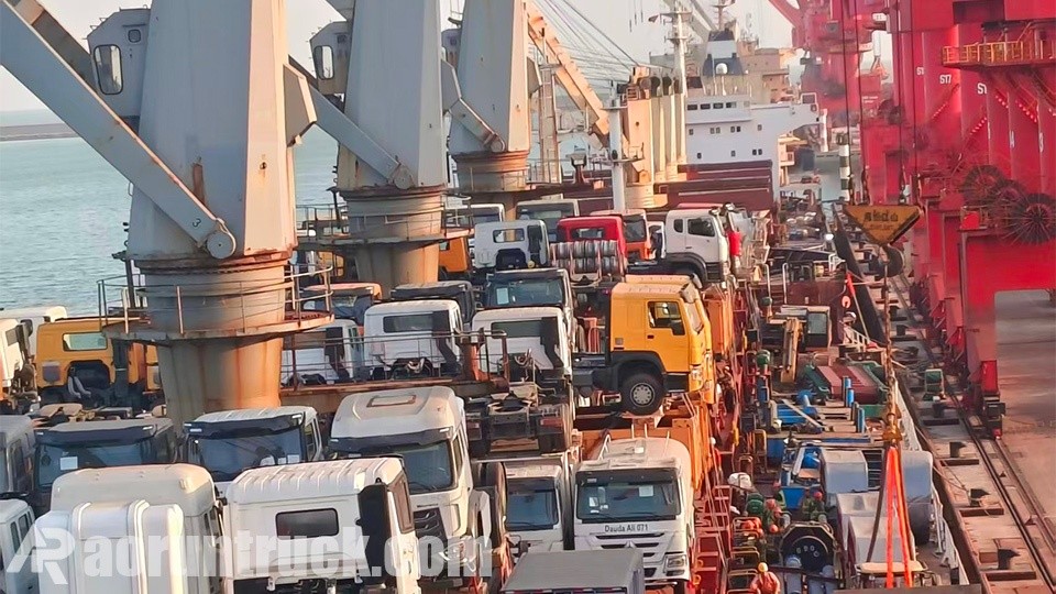 a whole ship-load of trucks for sierra leone china a whole ship-load of trucks for sierra leone china