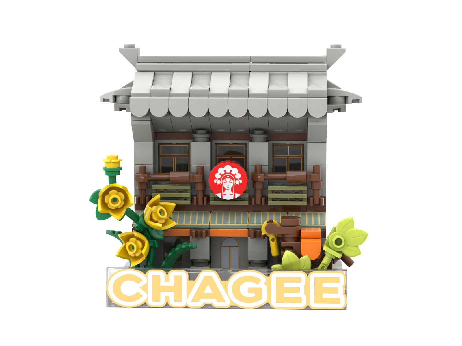 DIY toys, customized buildings, stores, street scenes, food, milk tea, coffee shops, building block sets, unisple building blocks, modern buildings