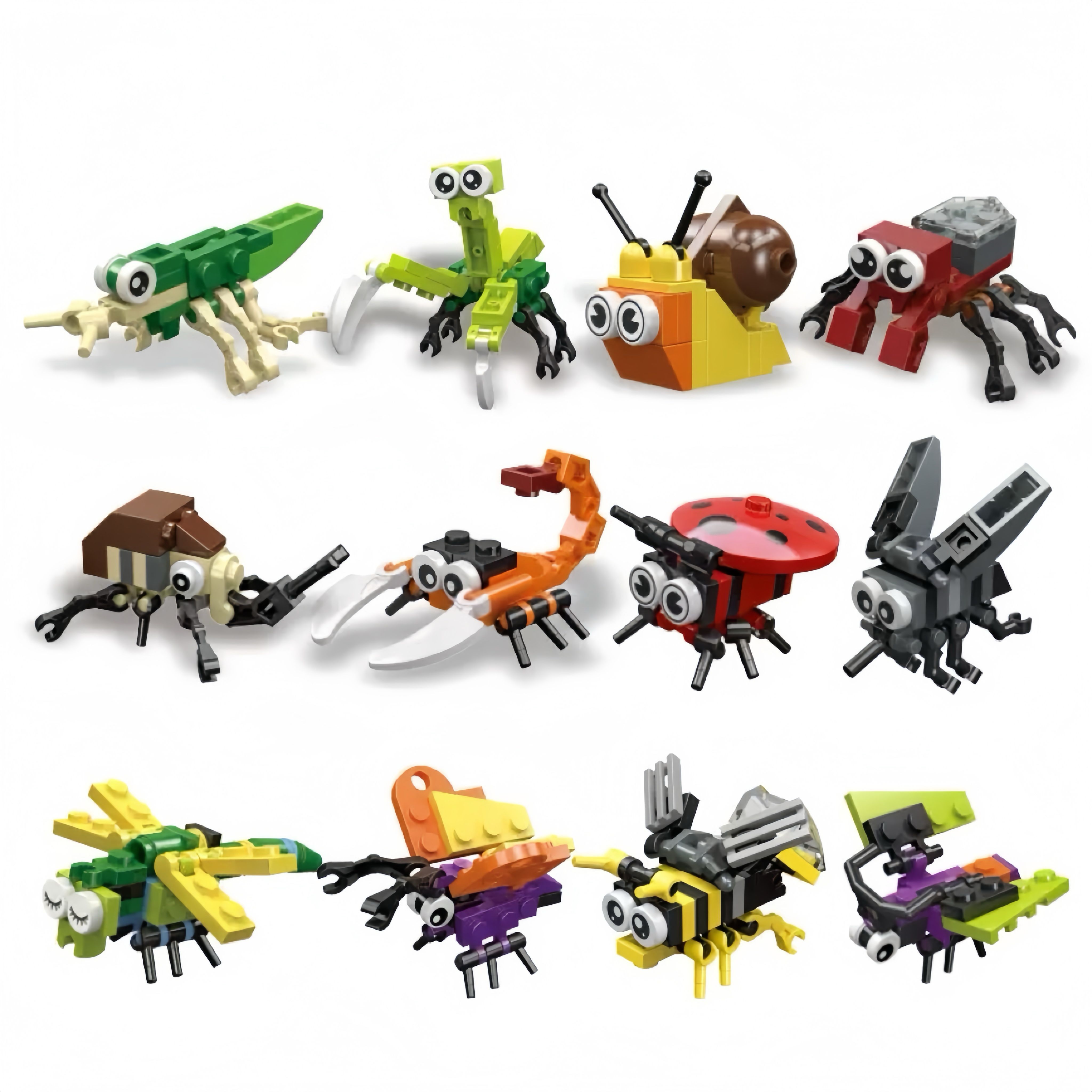 Compatible with children's educational toys, the King of Marine Animals jigsaw puzzle model assembly plastic ABS building block toy set is suitable for boys