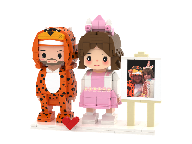 Drop the delivery custom photo building block brick mini character building block 3d model toy as a creative gift building block set