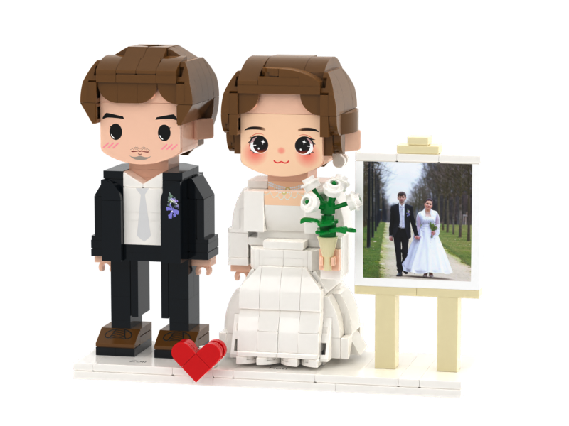 Drop the delivery custom photo building block brick mini character building block 3d model toy as a creative gift building block set