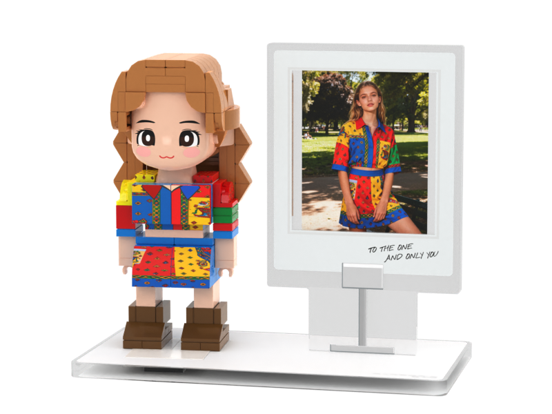 Drop the delivery custom photo building block brick mini character building block 3d model toy as a creative gift building block set