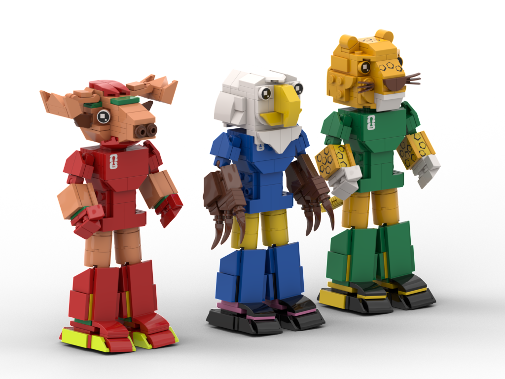 Famous Mini Bricks Team Mascot Mini Building Block Sets Customized Educational Kids Toys Team Brick