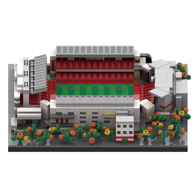 MOC Compatible for Small Particle Building Blocks for Football Field Model Children's Educational Science DIY Toys ABS Brick