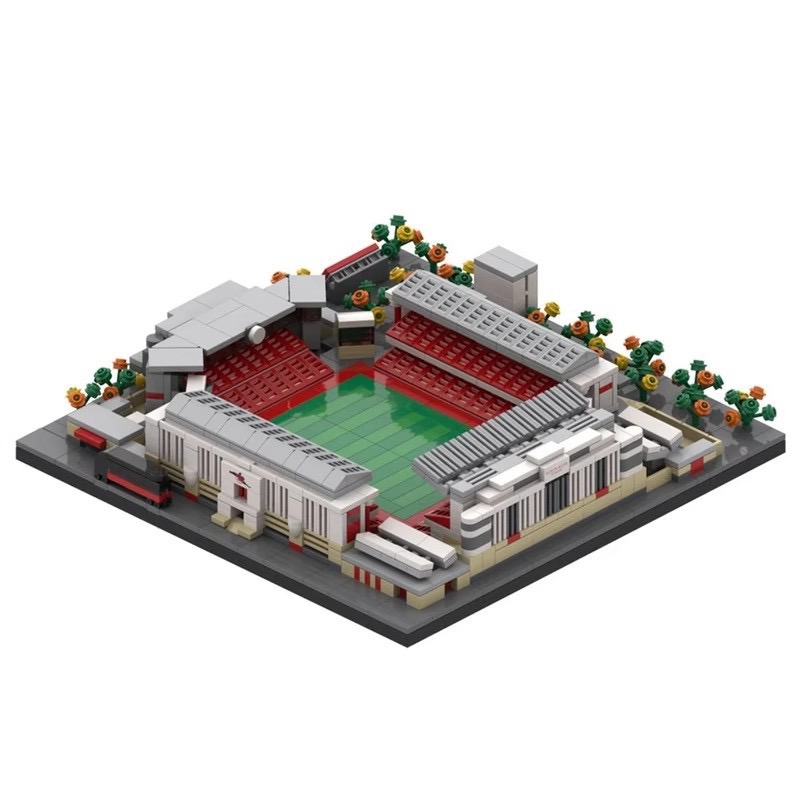 MOC Compatible for Small Particle Building Blocks for Football Field Model Children's Educational Science DIY Toys ABS Brick