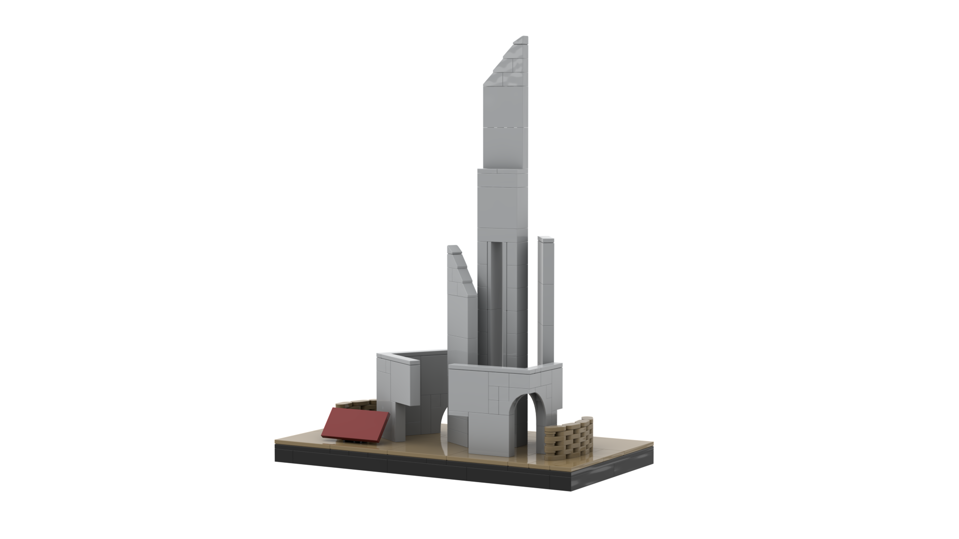 YILI Famous Landmark DIY Customized Building Plastic Building Blocks Set for Creative Gift and Collectible Display