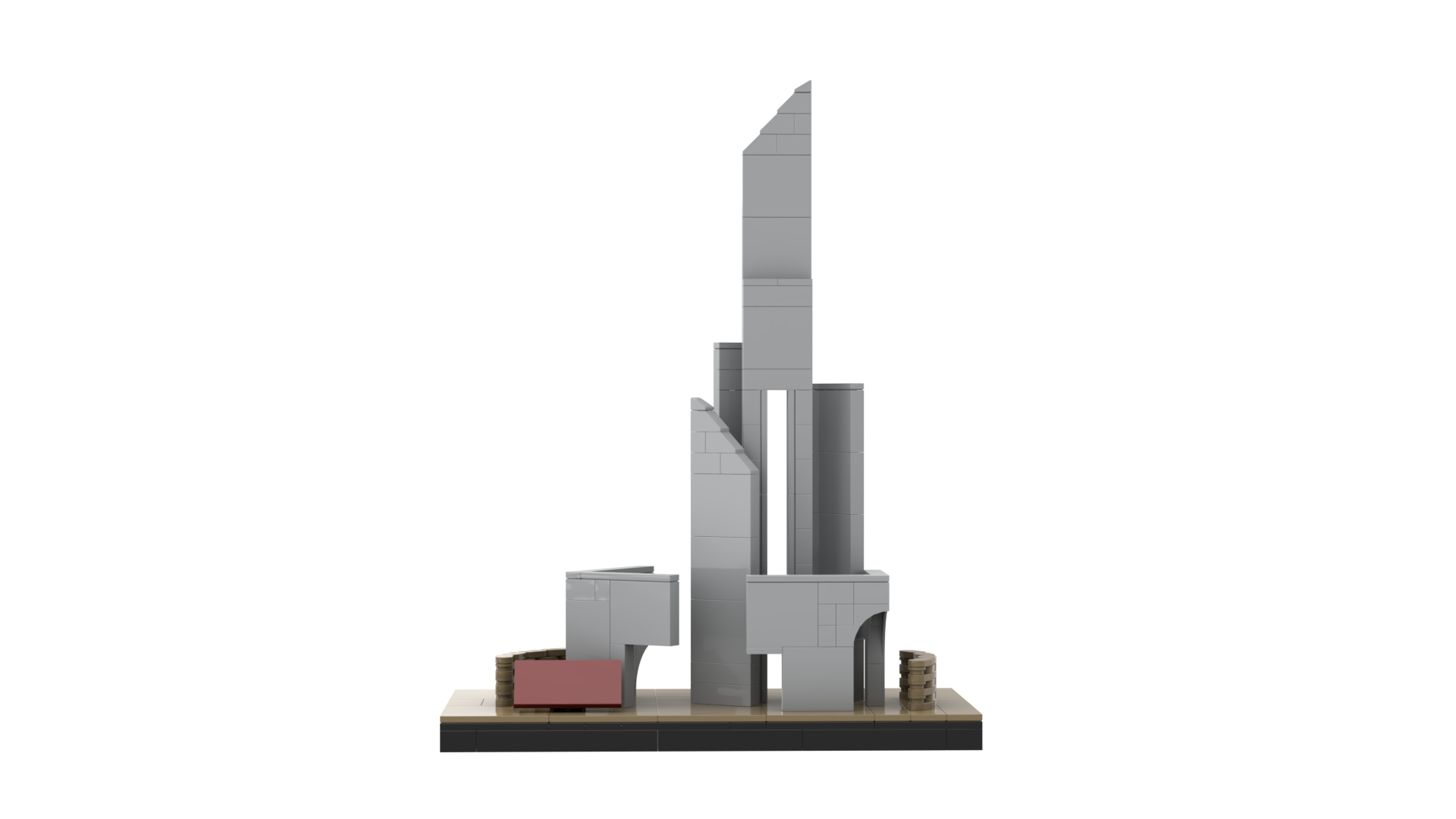 YILI Famous Landmark DIY Customized Building Plastic Building Blocks Set for Creative Gift and Collectible Display