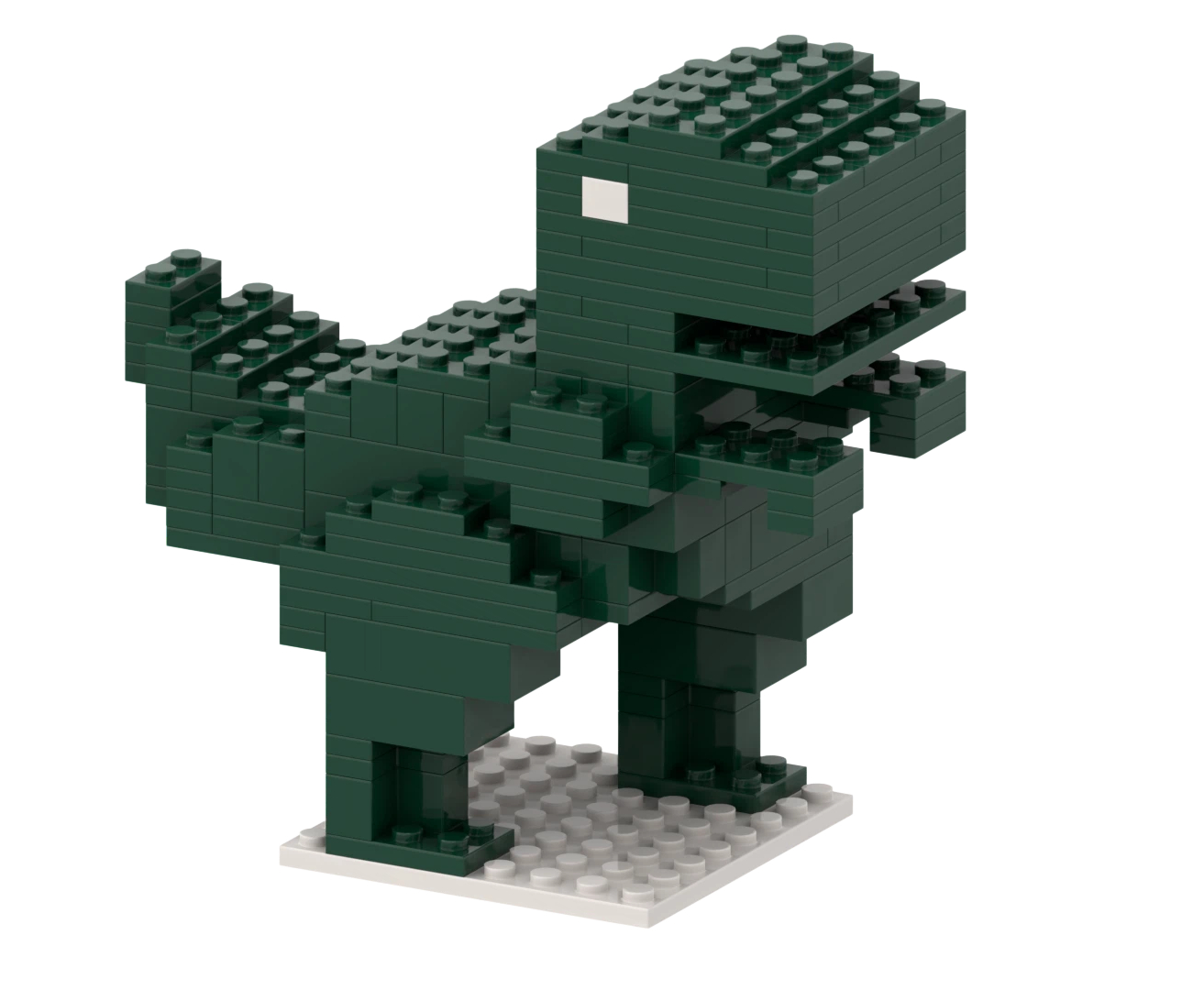Factory Mini Building Block Customizable in Various Colors Action Dinosaur Small Collectible Cartoon Anime Brick Model Toys