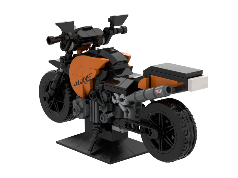 Custom Design Assemble Model 1:1 Scale City Motorcycle MOC Sport Car DIY Supercar Bricks Toys for Boys Building Blocks