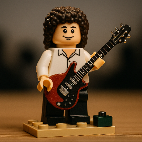 One Piece Dream Construction ABS Customized Band guitarist Minifigure Building Blocks