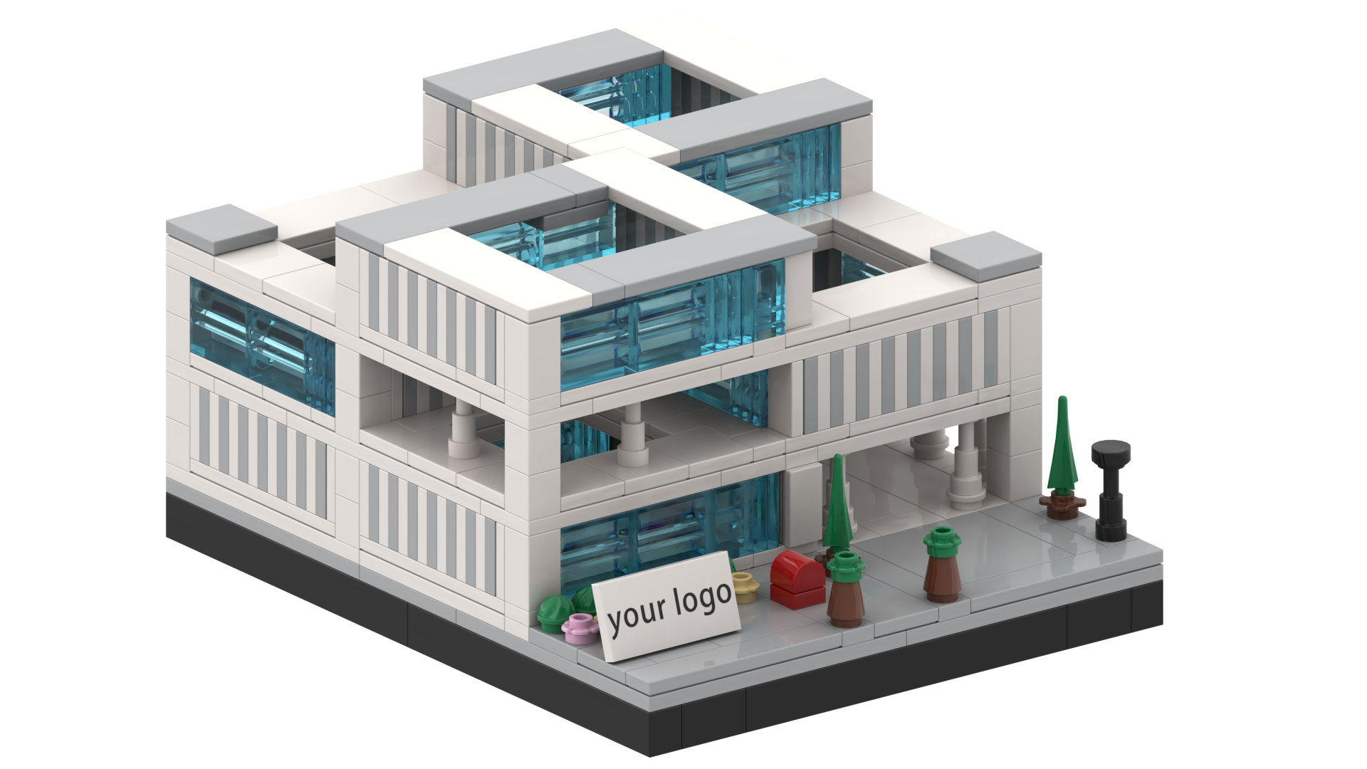 Custom Corporate Office Building Block Set – A Unique Building Block Gift for Brand Promotion