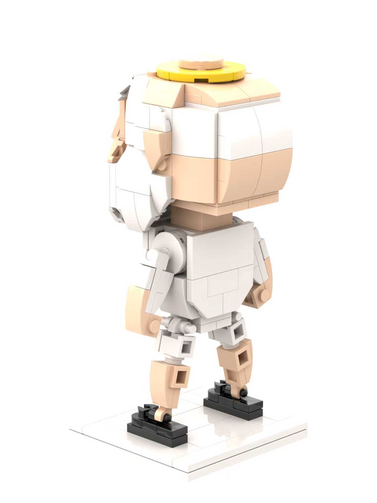 Mascote Futebol Boneco São Paulo FC Oficial Custom Building Block Figure – Licensed Football Mascot Brick Toy