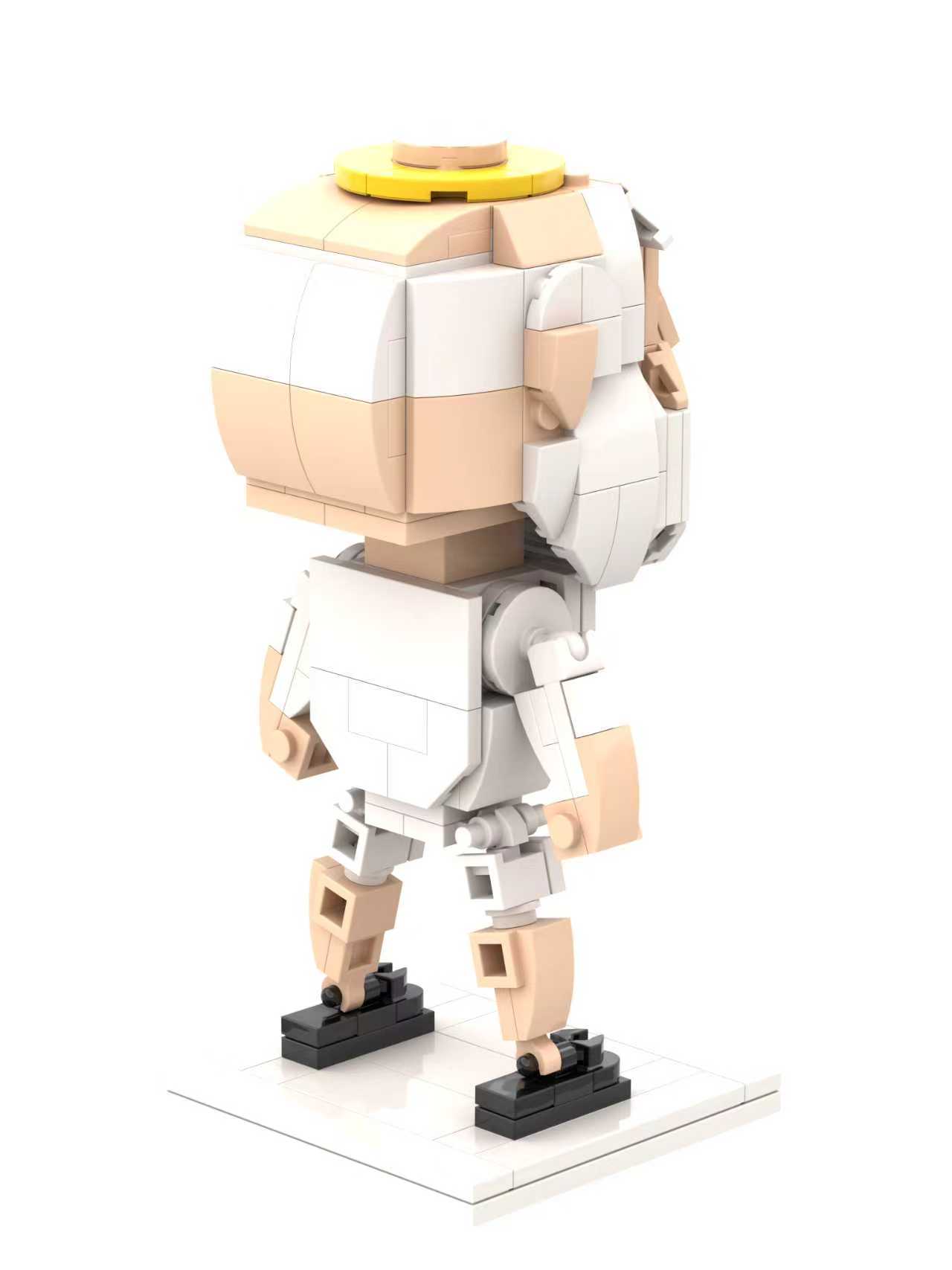 Mascote Futebol Boneco São Paulo FC Oficial Custom Building Block Figure – Licensed Football Mascot Brick Toy