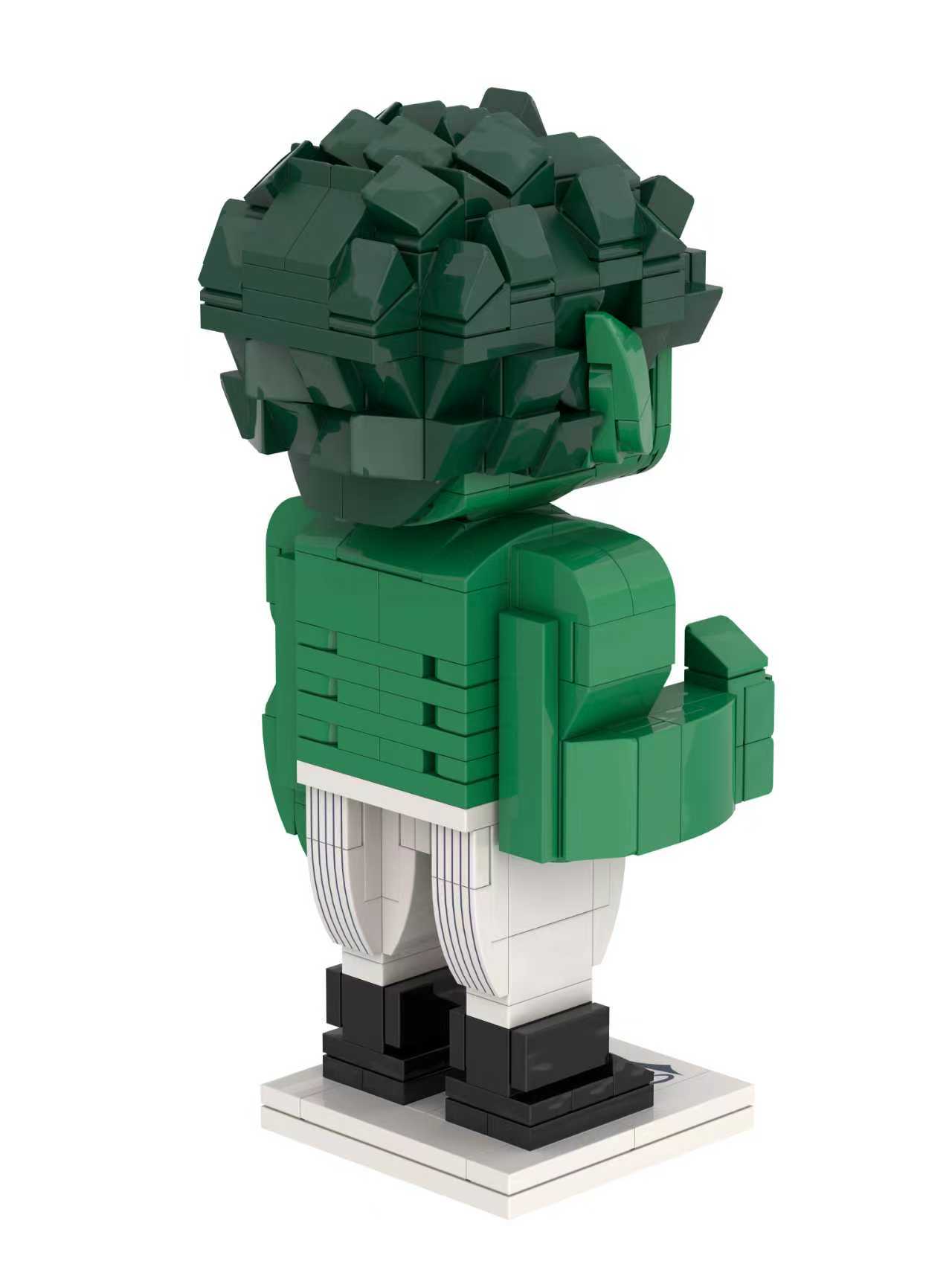 Custom Sports Venue Mascot Building Block Figure – Creative Brick Character Model for Stadium Branding & Fan Merchandise