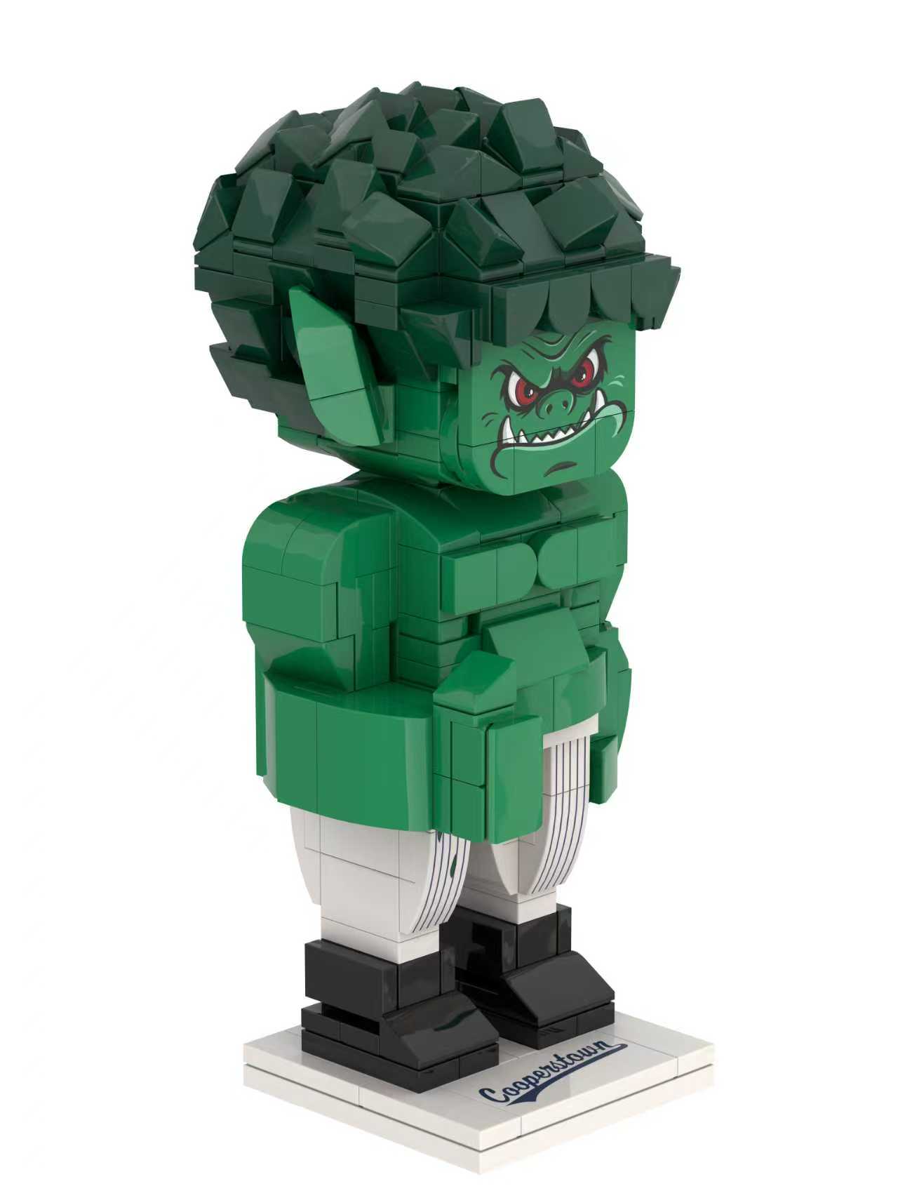 Custom Sports Venue Mascot Building Block Figure – Creative Brick Character Model for Stadium Branding & Fan Merchandise