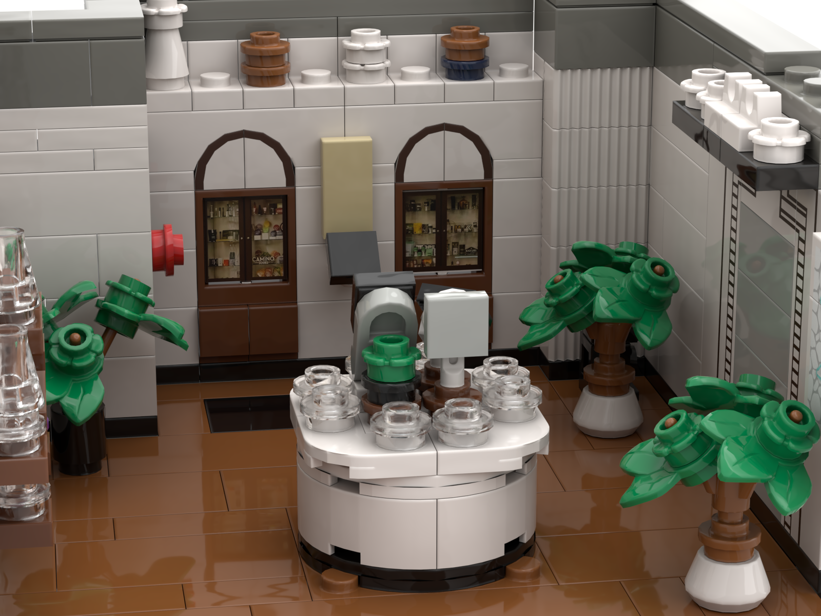 Customized Anniversary Gift Store Building Block Set - Tailored Architecture Model