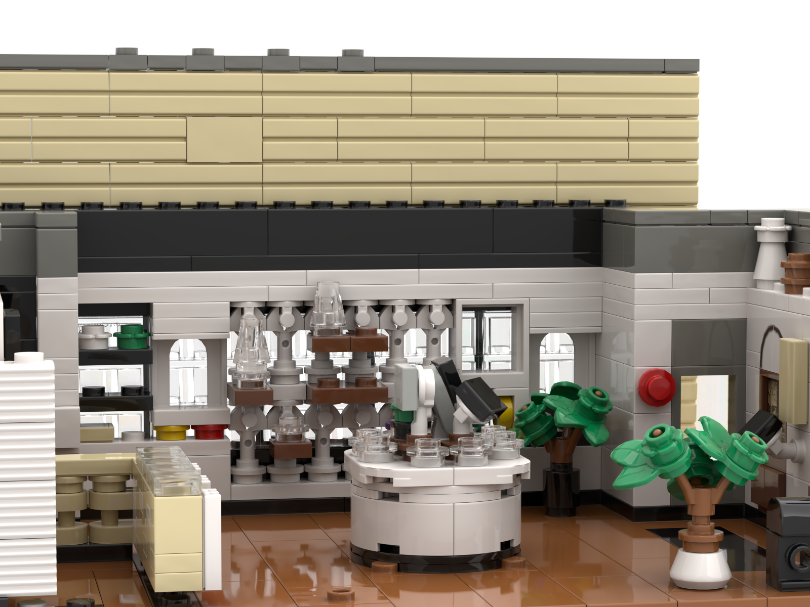 Customized Anniversary Gift Store Building Block Set - Tailored Architecture Model